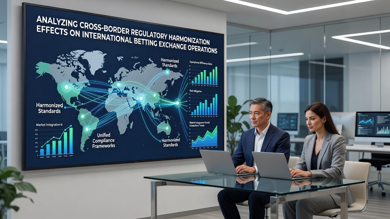 Illustration of interconnected global betting exchange networks showing regulatory alignment across borders