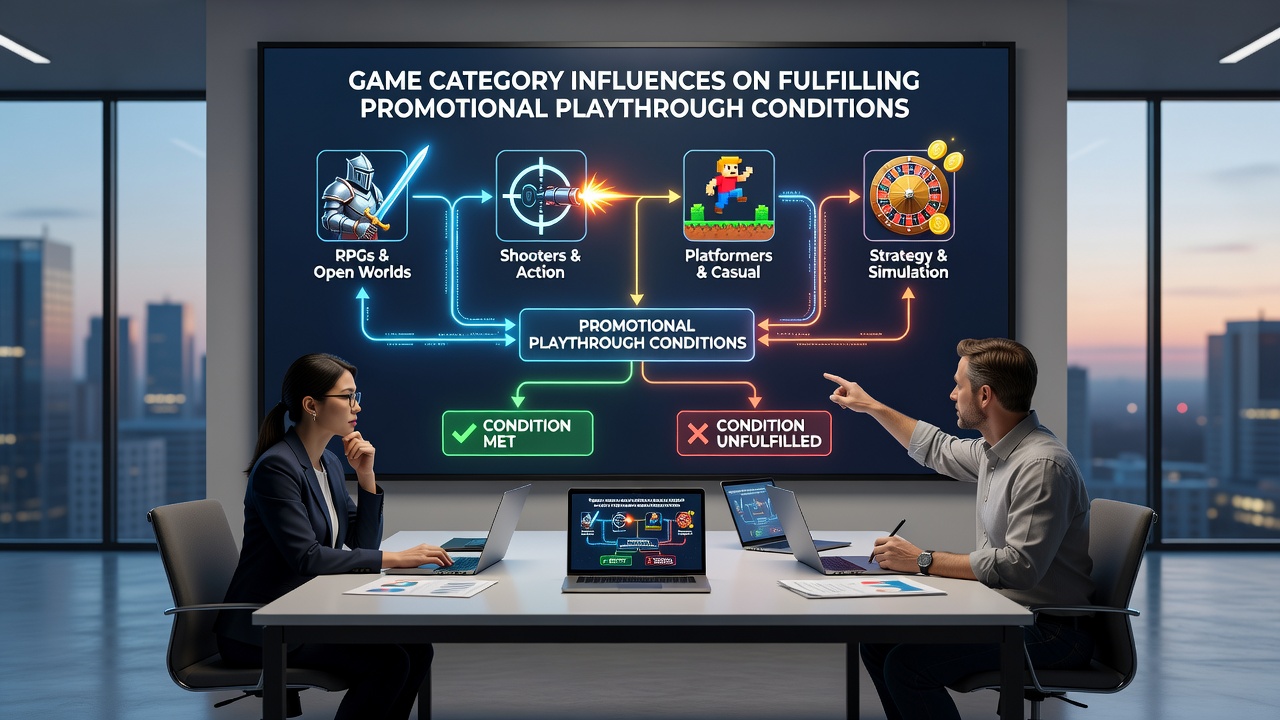 Player dashboard displaying game category contribution rates and remaining playthrough progress
