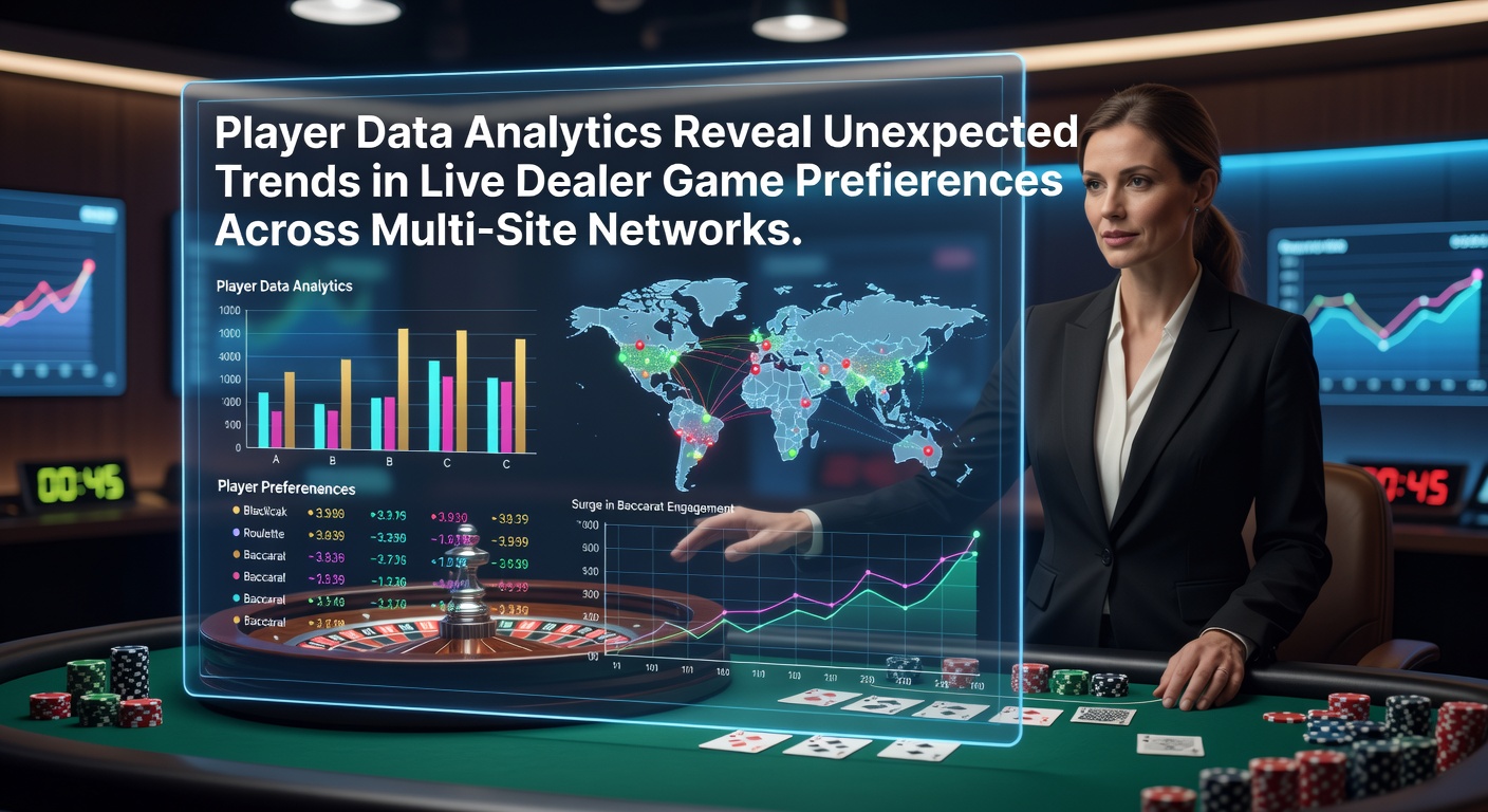 Analytics dashboard showing live dealer game preferences across multiple online casino networks in 2026