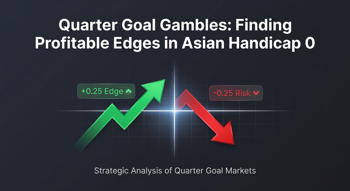 Visual breakdown of Asian Handicap 0.25 betting lines on a soccer match odds board, highlighting quarter goal splits and potential returns