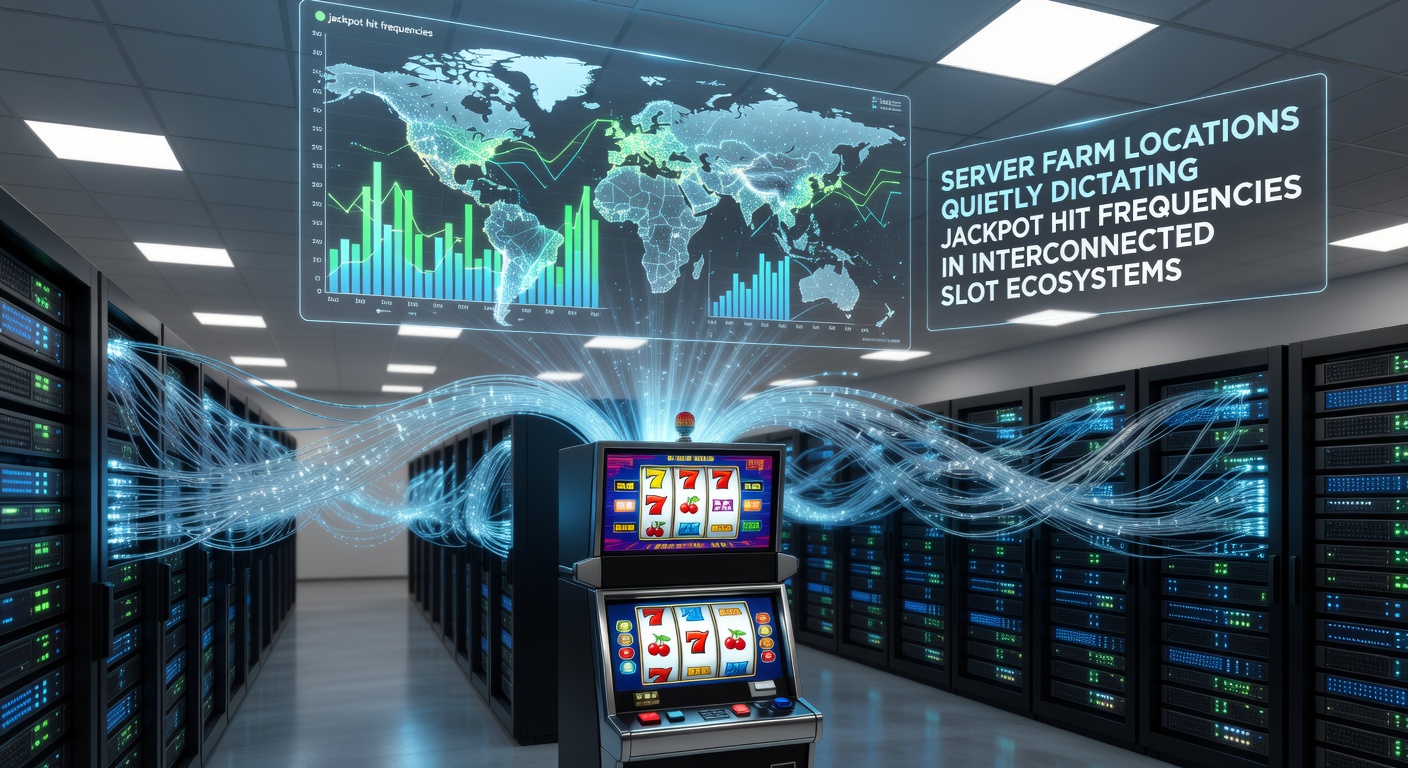 Server farm facility with rows of racks supporting interconnected gaming networks